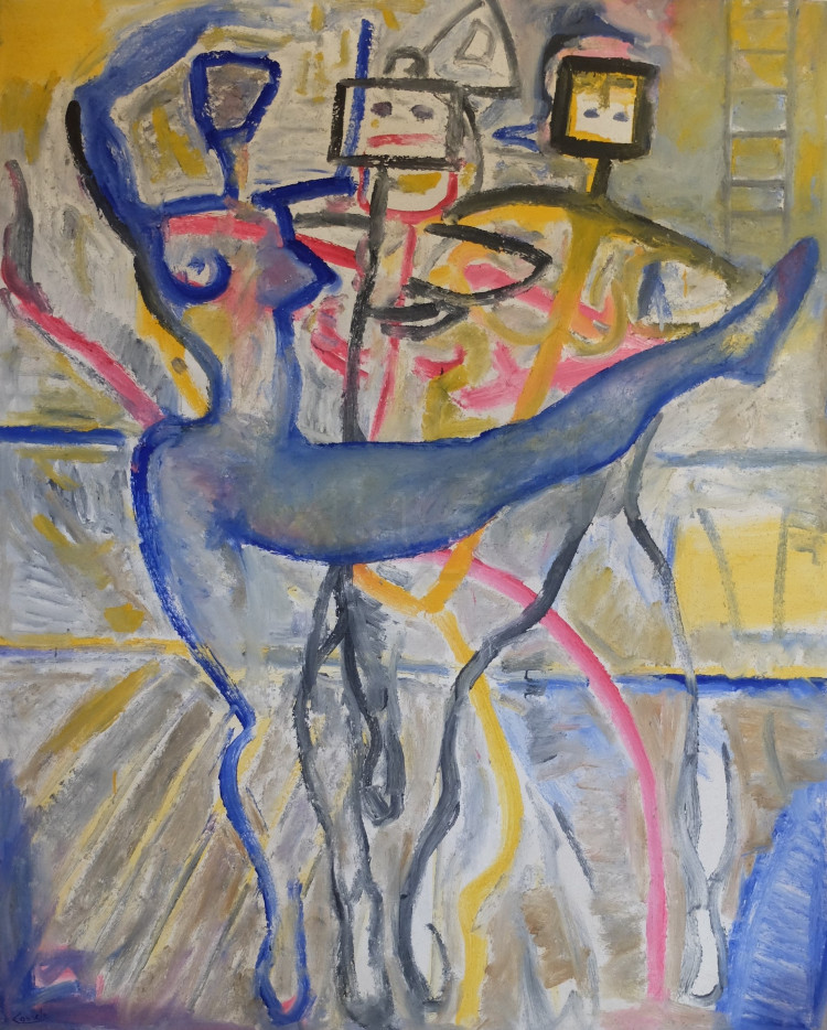 Obra de Luciano Couselo: Mixta lienzo 5993