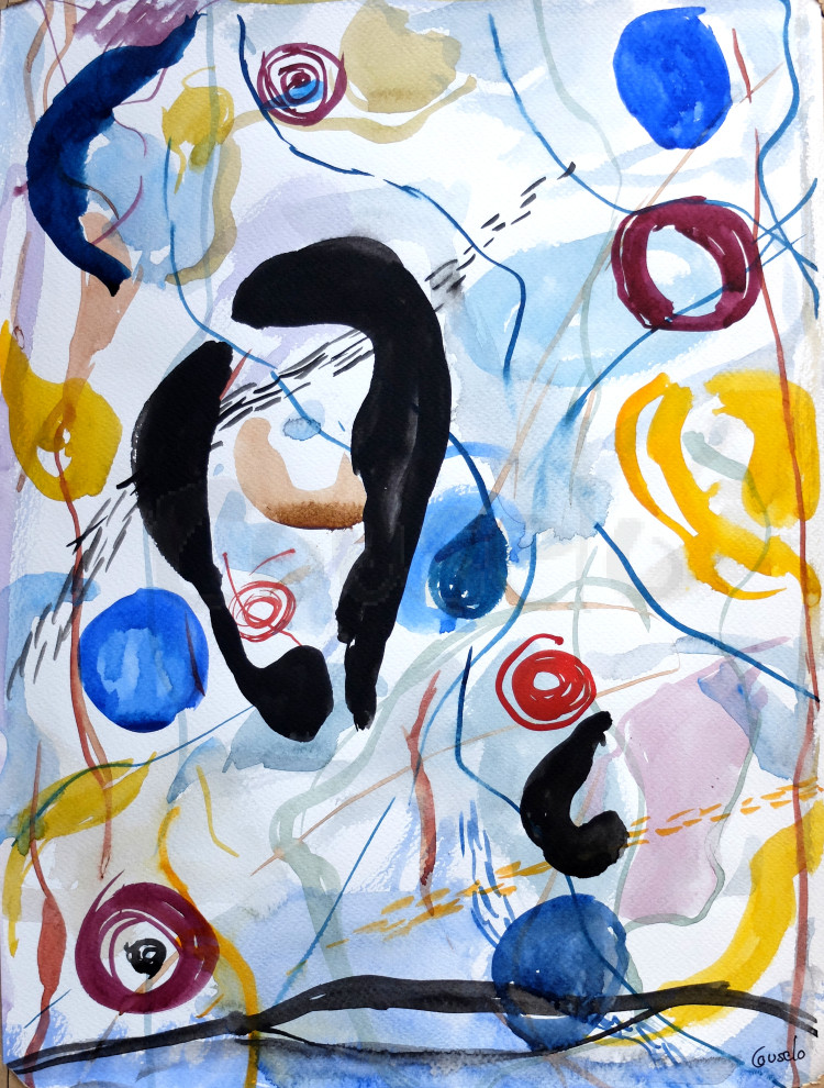 Obra de Luciano Couselo: Acuarela 9425