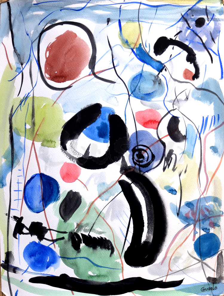 Obra de Luciano Couselo: Acuarela 9453