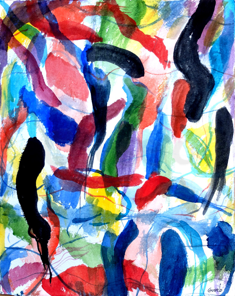 Obra de Luciano Couselo: Acuarela 9474