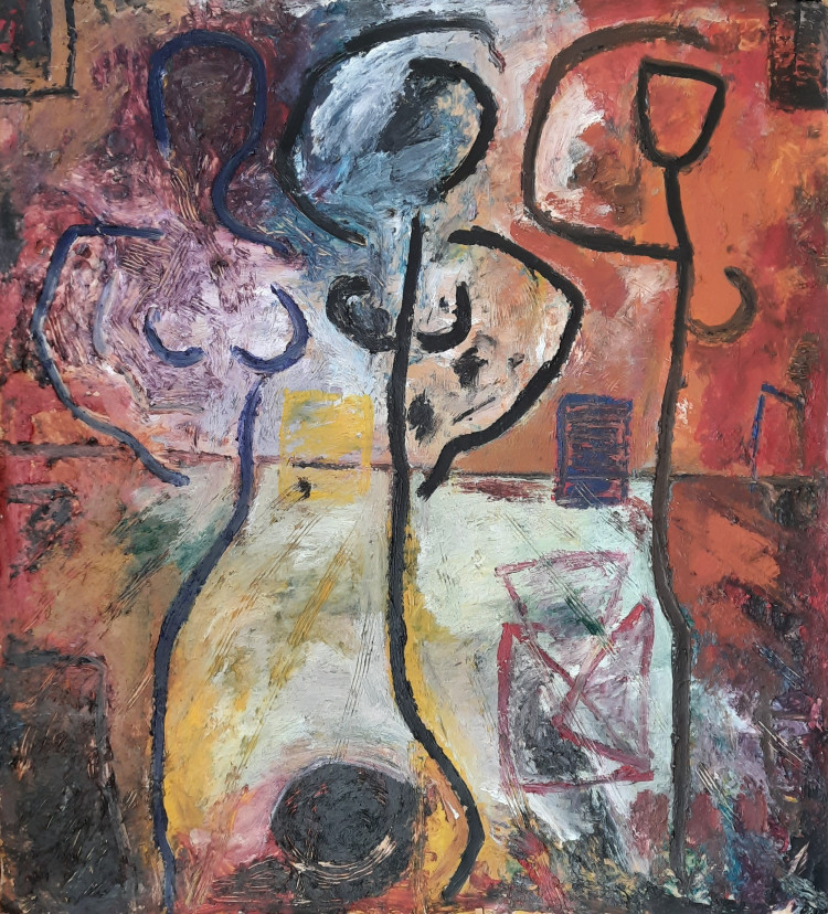 Obra de Luciano Couselo: Mixta papel 9517