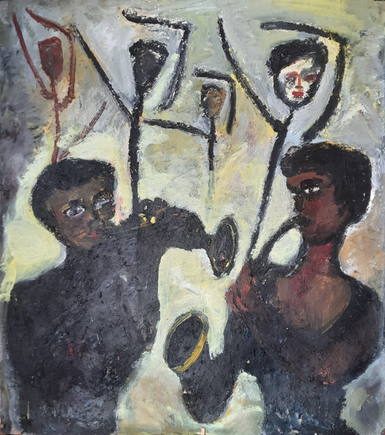 Obra de Luciano Couselo: Mixta papel 9519