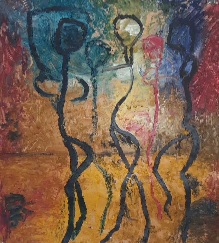 Obra de Luciano Couselo: Mixta papel 9526